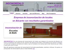 Tablet Screenshot of insonorizalo.com